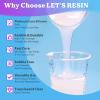 LET’S RESIN Silicone Mold Making Kit, 43oz Platinum Liquid Silicone Rubber with Mold Housing, Mixing Cups, Fast Cure Food Grade Silicone Mix Mold Making Kit for Casting Resin Molds & Silicone Molds