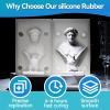 LET’S RESIN Silicone Mold Making Kit 72oz, 20A Non-Toxic Platinum Silicone Rubber for Mold Maker, Beginners, Ideal Liquid Silicone for Casting Resin, 3D Molds, 1:1 Mixing by Weight, Translucent(36oz)