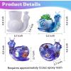 LET’S RESIN Snail Silicone Molds for Epoxy Resin, 3D Large Flower Pot Vase Resin Molds for Concrete Cement, Cute Epoxy Resina Mold for Casting, DIY Craft, Home Decor