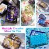 LET’S RESIN Storage Box Molds, Silicone Resin Box Molds, Storage Container with Sliding Lid Design, Epoxy Moulds Silicone for Resin Casting, Jewelry, Tarot Cards, Makeup