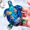 LET’S RESIN Turtle Shape Resin Molds, 3D Animal Silicone Molds for Epoxy Resin, Large Sea Turtle Marine Art Silicone Resin Molds for Craft, Ocean Theme Night Lights, Home Decor