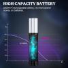 LET’S RESIN UV Light for Resin Curing, Portable Mini 365nm UV Flashlight Black Light, Faster Cure LED Waterproof UV Lamp Rechargeable for Resin Molds, Pet Urine, Dry Stains, Bed Bug(uv flashlight)