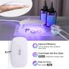 LET’S RESIN UV Light for Resin Curing, Portable Mini 365nm UV Flashlight Black Light, Faster Cure LED Waterproof UV Lamp Rechargeable for Resin Molds, Pet Urine, Dry Stains, Bed Bug(Mini)