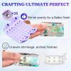 LET’S RESIN UV Light,Two-Sided Longer time Setting(2m,3m,5m) Resin Light with 36 LED Beads, Large Size UV Lamp for Resin Curing, Molds,DIY Craft Decor(Own Design Patent)(Purple)