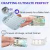 LET’S RESIN UV Light,Two-Sided Longer time Setting(2m,3m,5m) Resin Light with 36 LED Beads, Large Size UV Lamp for Resin Curing, Molds,DIY Craft Decor(Own Design Patent)(Grey Green)