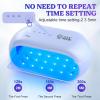 LET’S RESIN UV Light,Two-Sided Longer time Setting(2m,3m,5m) Resin Light with 36 LED Beads, Large Size UV Lamp for Resin Curing, Molds,DIY Craft Decor(Own Design Patent)(Blue)