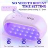 LET’S RESIN UV Light,Two-Sided Longer time Setting(2m,3m,5m) Resin Light with 36 LED Beads, Large Size UV Lamp for Resin Curing, Molds,DIY Craft Decor(Own Design Patent)(Purple)