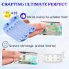 LET’S RESIN UV Light,Two-Sided Longer time Setting(2m,3m,5m) Resin Light with 36 LED Beads, Large Size UV Lamp for Resin Curing, Molds,DIY Craft Decor(Own Design Patent)(Blue)