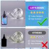 LET’S RESIN UV Resin, Upgraded 1,000g Crystal Clear UV Resin Hard, Low Odor Ultraviolet Epoxy Resin, UV Light Cure Solar Sunlight Activated Glue for Jewelry, Craft Decoration(200G UV RESIN)