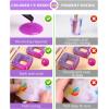 LET’S RESIN UV Resin,18 Dark Colored UV Resin, Odorless & Low Shrinkage UV Color Resin with Vibrant Colors, Black and White UV Resin Kit for Crafts, Jewelry Making, Colored Resin Casting and Coating