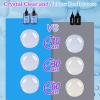 LET’S RESIN UV Resin,200g High Viscosity Crystal Clear Thick UV Resin Kit, Quick-Curing&Low Shrinkage Ultraviolet Epoxy Resin for Crafts, Doming, Coating