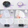 LET’S RESIN Upgraded Deeper & Larger Coaster Resin Molds, 12 Cavities Epoxy Resin Molds with 3 Pcs Round Square Octagon Shapes, Coaster Molds for Epoxy Resin, Cups Mats, DIY Craft, Bar Coaster