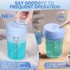 LET’S RESIN Upgraded Mini Auto Resin Mixer, Hands-Free Easy Clean Epoxy Mixer with 16fl.oz Silicone Mixing Cup, Stepless Speed Continuous Electric Epoxy Resin Mixer for Epoxy Resin, Molds, Soap Making(mini)