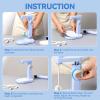 LET’S RESIN Upgraded Rechargeable Resin Mixer，Handheld 3-Speed Epoxy Mixer with Minimizing Bubbles, Electric Resin Mixing Tool for Epoxy Resin, Silicone, Paint, DIY Crafts(Resin Mixer Stand)
