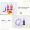LET’S Resin 18 Colors Epoxy Pigment, Opaque Liquid Resin Colorant Each 0.35oz,Odorless Epoxy Resin Dye Solid Color Liquid Dye for Resin Jewelry DIY Crafts Art Making