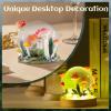 LET’S Resin Crystal Ball Resin Molds, Crystal Orb Decorative Statue Silicone Molds with Mushroom Stand and Bird Figurine,3D Sphere Epoxy Resin Molds for DIY Tabletop Decor, Housewarming Gifts(Crystal Ball Molds)