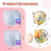 LET’S Resin Crystal Ball Resin Molds, Crystal Orb Decorative Statue Silicone Molds with Mushroom Stand and Bird Figurine,3D Sphere Epoxy Resin Molds for DIY Tabletop Decor, Housewarming Gifts(Animal Molds)