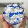 LET’S Resin Crystal Ball Resin Molds, Crystal Orb Decorative Statue Silicone Molds with Mushroom Stand and Bird Figurine,3D Sphere Epoxy Resin Molds for DIY Tabletop Decor, Housewarming Gifts(Sphere Molds)