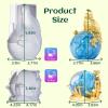 LET’S Resin Crystal Ball Resin Molds, Crystal Orb Decorative Statue Silicone Molds with Mushroom Stand and Bird Figurine,3D Sphere Epoxy Resin Molds for DIY Tabletop Decor, Housewarming Gifts(Crystal Ball Molds)
