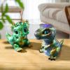 LET’S Resin Dinosaur Resin Molds Silicone,Large Dragon Figurine Epoxy Resin Molds,Lifelike Tyrannosaurus Rex and Triceratops Animal Silicone Molds for Resina Art, Gifts, Home Decor