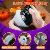 LET’S Resin Witch Cauldron Resin Mold, Halloween Resin Molds, 3D Jar Resin Molds Silicone 4.7” Width, Large Jar Molds for Epoxy Casting Craft, Storage Box,Candy Container,Candle Holder(skull)