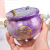 LET’S Resin Witch Cauldron Resin Mold, Halloween Resin Molds, 3D Jar Resin Molds Silicone 4.7” Width, Large Jar Molds for Epoxy Casting Craft, Storage Box,Candy Container,Candle Holder(Witch Cauldron Mold)