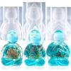 LET’S RESIN 3 pcs Turtle Resin Molds, Flexiable&Easy Clean Sea Turtle Epoxy Molds, Zen Turtle Meditation Yoga Statues Silicone Molds for Resin Casting, Soap, Candle, Flowers Preservation, Beach Decor