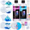 LET’S RESIN Epoxy Resin Kits and Molds Complete Set, 16oz Resin Art Kit with Silicone Molds, Pigment, Dried Flowers, Crafts for Adults, Beginners, Art Supplies for DIY Lovers, DIY Gift for Women