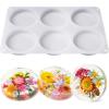 LET’S RESIN Extra Deep Resin Coaster Molds Silicone, 4 Inches Large 6 Cavity Silicone Molds for Resin, Round Epoxy Coaster Molds for Cups Mats, DIY Craft(13.7 x 9.8 x 0.82 inches)