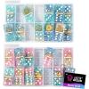 LET’S RESIN Large Tic Tac Toe Resin Mold 2Pcs, Tic Tac Toe Molds for Resin Casting, Large Epoxy Resin Silicone Molds for DIY Tabletop Board Game,Travel Game(Domino Mold)