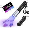LET’S RESIN UV Light for Resin Curing, Portable Mini 365nm UV Flashlight Black Light, Faster Cure LED Waterproof UV Lamp Rechargeable for Resin Molds, Pet Urine, Dry Stains, Bed Bug(uv flashlight)
