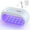 LET’S RESIN UV Light,Two-Sided Longer time Setting(2m,3m,5m) Resin Light with 36 LED Beads, Large Size UV Lamp for Resin Curing, Molds,DIY Craft Decor(Own Design Patent)(Grey Green)