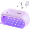 LET’S RESIN UV Light,Two-Sided Longer time Setting(2m,3m,5m) Resin Light with 36 LED Beads, Large Size UV Lamp for Resin Curing, Molds,DIY Craft Decor(Own Design Patent)(Purple)