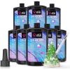 LET’S RESIN UV Resin, 2,000g 250ml 8Pcs Faster Cure Crystal Clear UV Resin Bulk,Low Shrinkage No Tacky UV Epoxy Resin Kit,Transparent High Gloss Resina UV for Jewelry Making,Craft Decor(2000G)