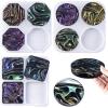 LET’S RESIN Upgraded Deeper & Larger Coaster Resin Molds, 12 Cavities Epoxy Resin Molds with 3 Pcs Round Square Octagon Shapes, Coaster Molds for Epoxy Resin, Cups Mats, DIY Craft, Bar Coaster