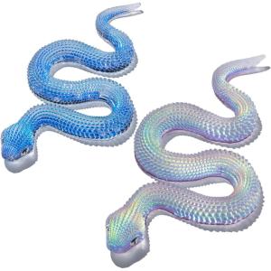 LET’S RESIN 2Pcs Snake Resin Molds, Flexible 3D Snake Silicone Molds(Large & Small), Effortless Demolding Animal Epoxy Molds for DIY Art, Home Decor, Serpent Lovers Gifts(Snake)