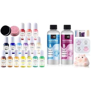 LET’S RESIN Liquid Silicone for Squishy Maker and Silicone Pigment Dye