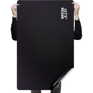LET’S RESIN Resin Collector Mat, Easy Clean & Silicone Heat Resistant Mats 14.5” x 9.4”, Non-Slip Multipurpose Thick Silicone Mats for Resin Molds, Epoxy Resin, Cup Turner, Kitchen Counter, Placemat(36”x24”)