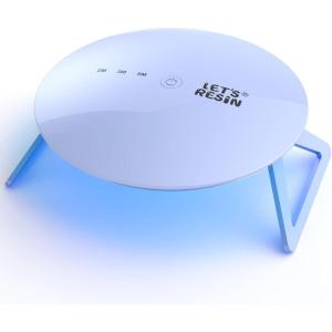 LET’S RESIN UV Light Pro,Longer 2,3,5M Time Setting UV Lamp with Larger Coverage Area and More Concentrated Lights,Portable & Foldable Resin Light for Resin Molds, Jewelry Making
