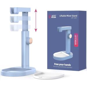 LET’S RESIN Upgraded Rechargeable Resin Mixer，Handheld 3-Speed Epoxy Mixer with Minimizing Bubbles, Electric Resin Mixing Tool for Epoxy Resin, Silicone, Paint, DIY Crafts(Resin Mixer Stand)