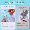 LET’S RESIN Fast Cure Epoxy Resin,Demold in 4 Hours,72OZ Upgrade Quick Drying & Crystal Clear Resin,Bubble Free Epoxy Kit for Craft,Art, Craft Supplies with Dye, Cup,Stir Stick(Large)