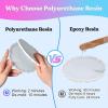 LET’S RESIN Polyurethane Resin, 60oz 2 Part Casting Resin, Fast Cured Resin within 10 Minutes, Ultra Low Viscosity & Low Odor Pourable Liquid Plastic for Casting Models, Prototypes & Other Resin Craft