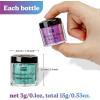LET’S RESIN Thermochromic Pigment Powder Temperature Activated That Changes at 88°F-5 Colors Changing Powder for Nail Polish, Paint, Slime, Epoxy, Resin, Ink, Fabric Art, Casting-3 Gram Each