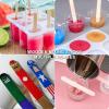 LET’S RESIN Epoxy Mixing Cups Kit,200Pcs, Plastic, 30ml Disposable Measuring Cups,50 Wooden Stirring Sticks for Paint Mixing, Jewelry Making(30ML)