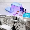 LET’S RESIN Portable Cordless UV Lamp, Rechargeable UV Light with Foldable & Adjustable Height, Large Curing Area, 2H Battery Life, 20min Curing for Molds, Jewelry Making UV Resin Curing Tool