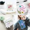 LET’S RESIN Realistic Paper Butterfly Moth,46 Pcs Double-Sided Faux Butterfly,Epoxy Resin Supplies,Vintage Floral Decoration,Resin Accessories for Art,Crafts,Molds(Dried Flowers for Resin)