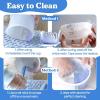 LET’S RESIN Silicone Measuring Cups, 450ml Accurate 2 Scales & 100ml Durable Measuring Cups, Epoxy Mixing Cup,Silicone Stirring Sticks, Easy Clean Resin Supplies for Resin Molds, Glitter Tumbler(600ml)