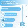 LET’S RESIN Upgraded Resin Mixer Electric, Double Mixing Effect & Speed Control Handheld Epoxy Mixer with Minimizing Bubbles, Rechargeable Resin Supplies for Resin,Liquid Silicone, Molds, Soap Making(resin mixer paddles)