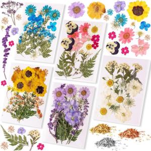 LET’S RESIN Realistic Paper Butterfly Moth,46 Pcs Double-Sided Faux Butterfly,Epoxy Resin Supplies,Vintage Floral Decoration,Resin Accessories for Art,Crafts,Molds(Dried Flowers for Resin)