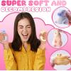 LET’S RESIN Flex Rubber All-in-one Beginner Kit for Taba Squishy and 28oz Transparent Flex Rubber